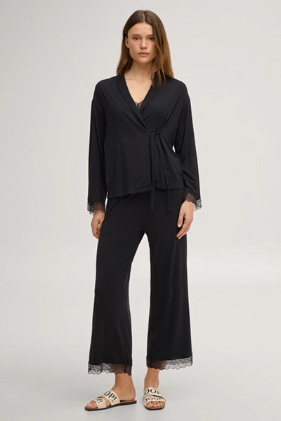 Loungewear Cardigan Grace in Black