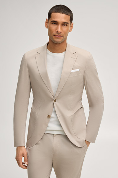 Dallas modular jacket in light beige