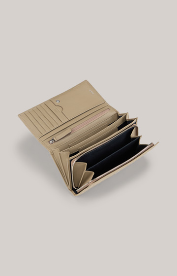 Leggero Stampa Europa Wallet in Taupe