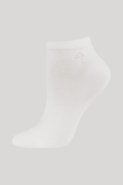 Leads to product detail page "2-pack of for your daily glam sneaker socks in pink and white"