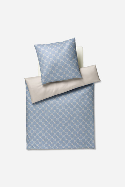 Leads to product detail page "Joop! cornflower double bed linen, bright blue"