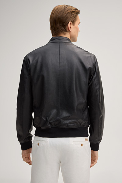 Bamor leather jacket in black
