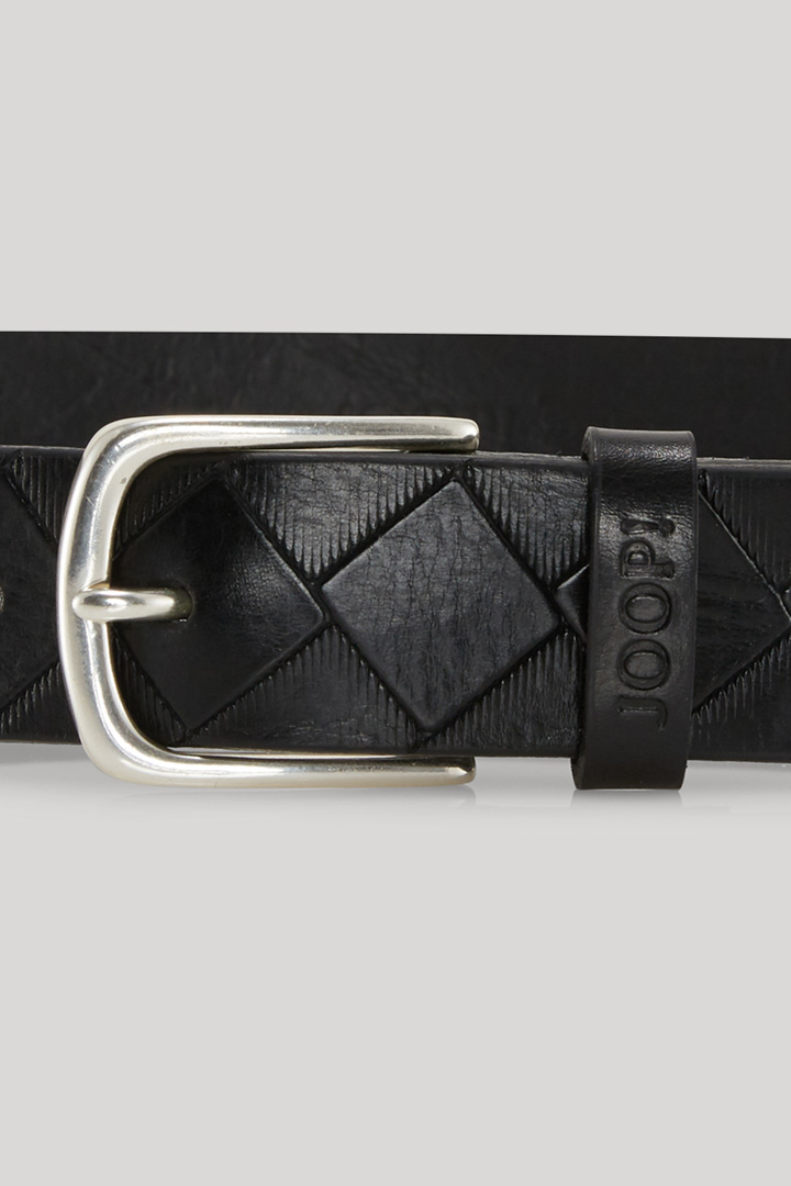 Leather Belt in Black