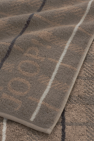 Handtuch JOOP! CONTOUR CHECKED in Taupe