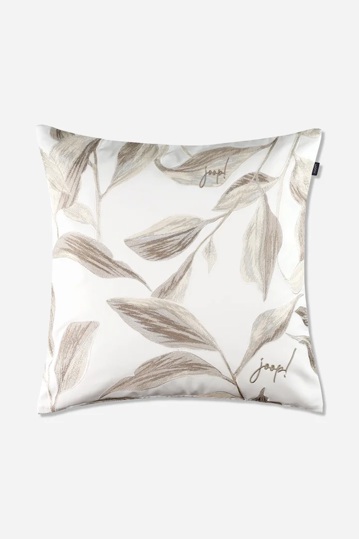 Leads to product detail page "Joop! flora decorative cushion cover 50x50 cm, natural"