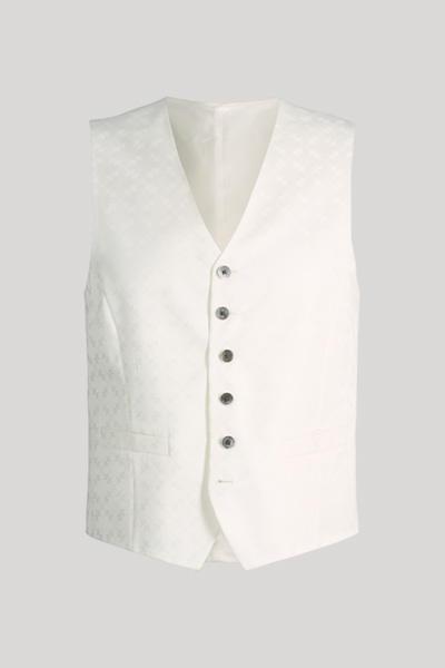 Cornflower Weste Weazer in Offwhite gemustert