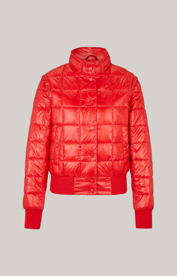 Quilted Jacket in Red
