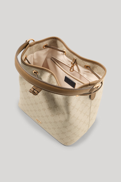 Bucket-Bag Mazzolino Franziska in Creme Cornflower