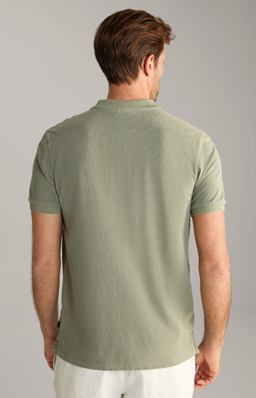 Koszulka polo Ambrosio w kolorze oliwkowym