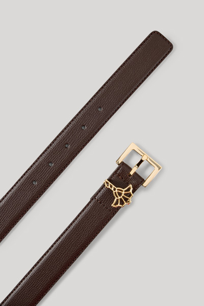 Ledergürtel in Dunkelbraun