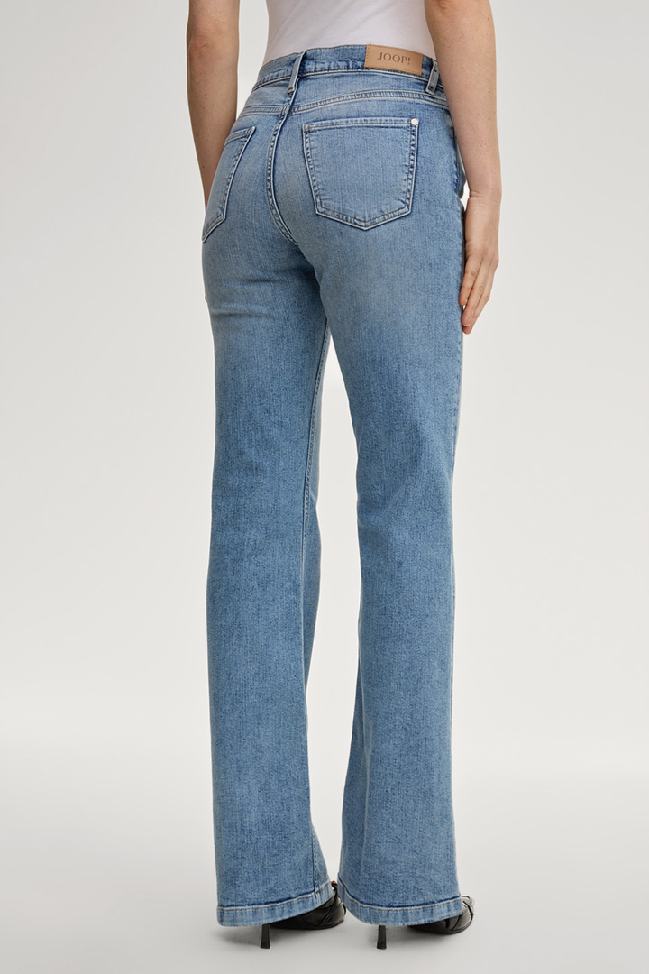 Jeans Chrisi, hohe Taille in Light Blue washed