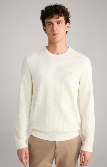 Pullover Fabion in Offwhite