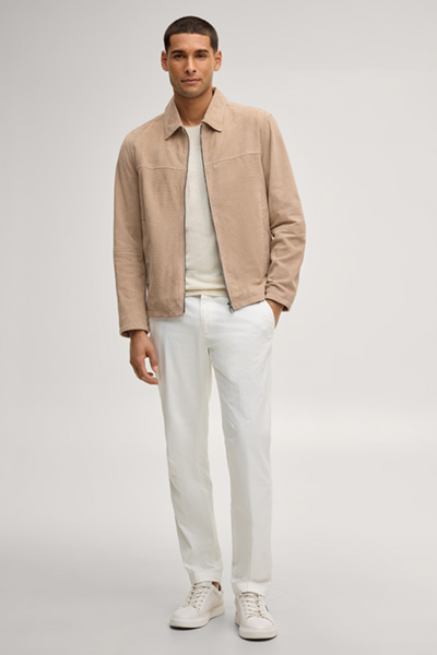 Baks leather jacket in light beige