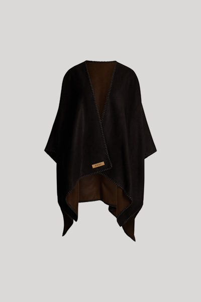 Agada Poncho in Black