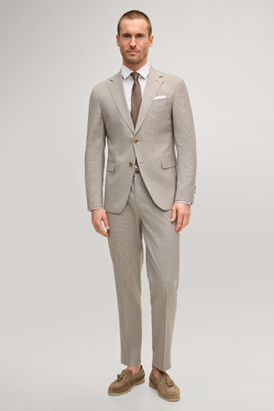 Führt zu Produktdetailseite „Baukasten-Sakko Hodge in Beige kariert"