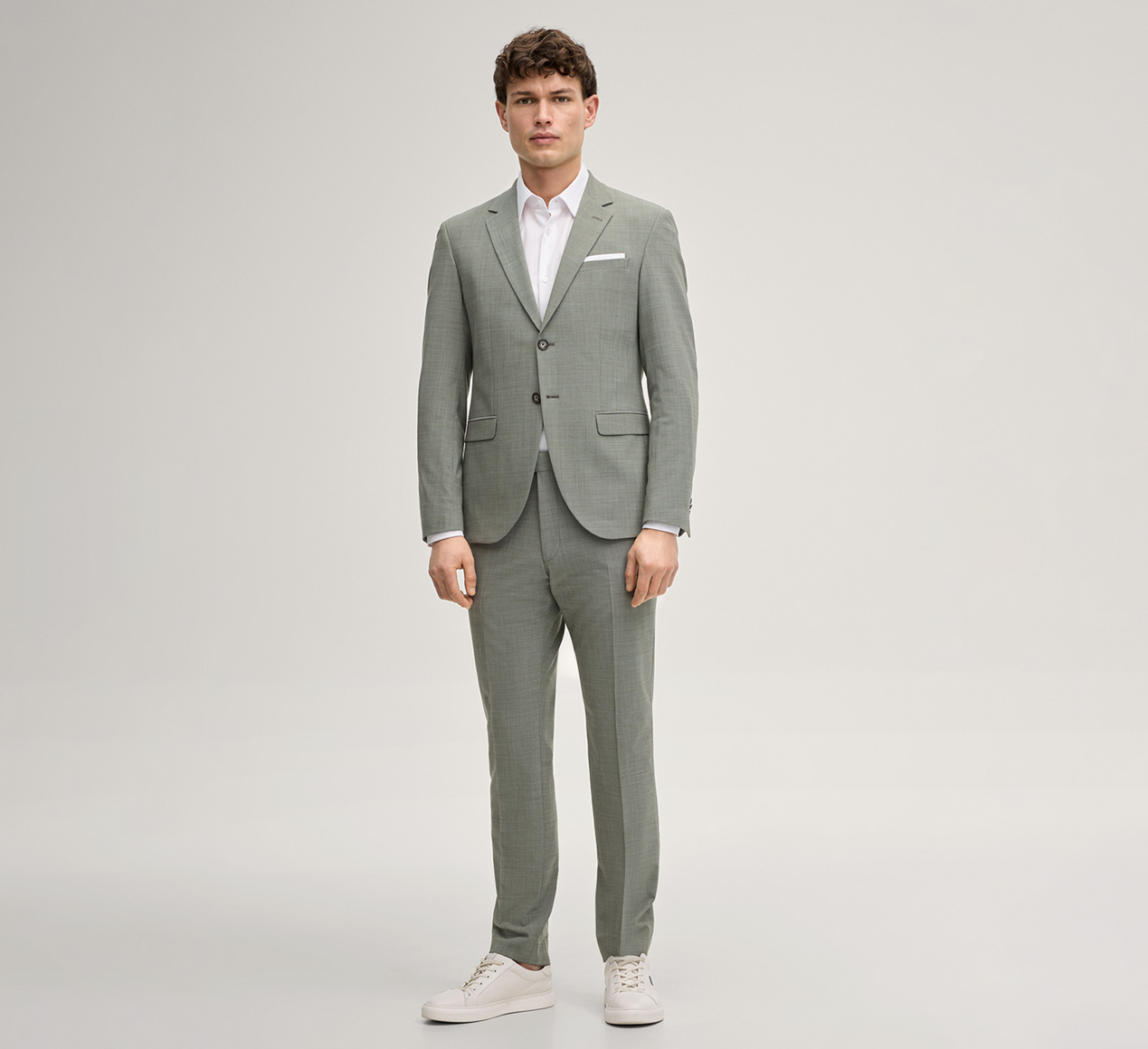 JOOP! präsentiert das Produkt Hemd Pierce in Weiß gemustert aus der Kategorie Hemden