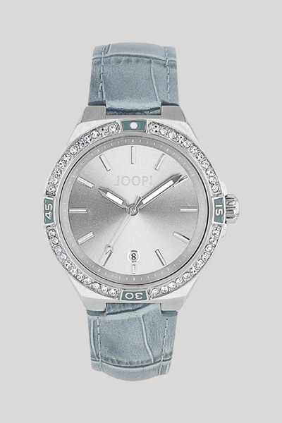 Leads to product detail page "Women's wristwatch in light grey/silver"