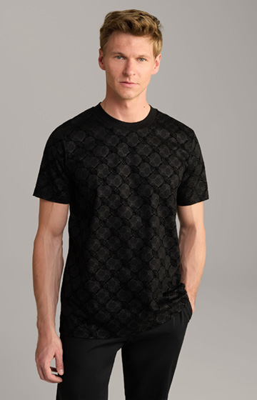 T-Shirt Panos in Schwarz