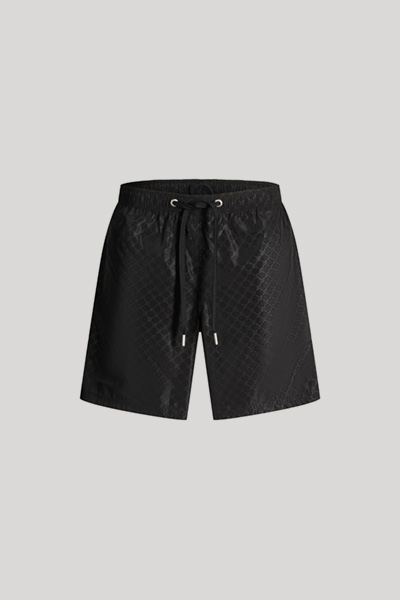 Board shorts in black/grey patterned
