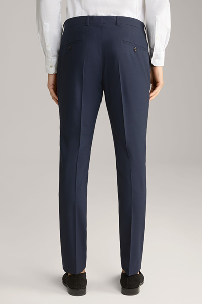 Gun Modular Suit Trousers in Textured Navy