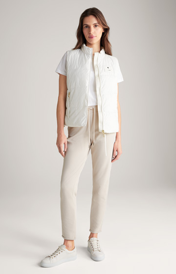 Quilted Waistcoat in Off-white