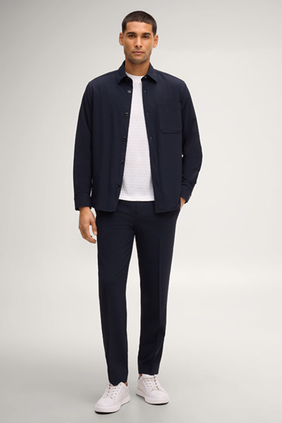 Kalan overshirt in navy