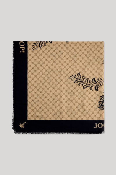 Tuch Adalia in Beige/Navy Cornflower