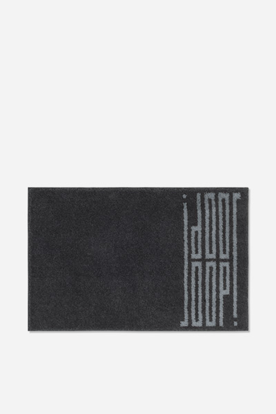 Joop! bars bath mat, 60x90 cm, platinum