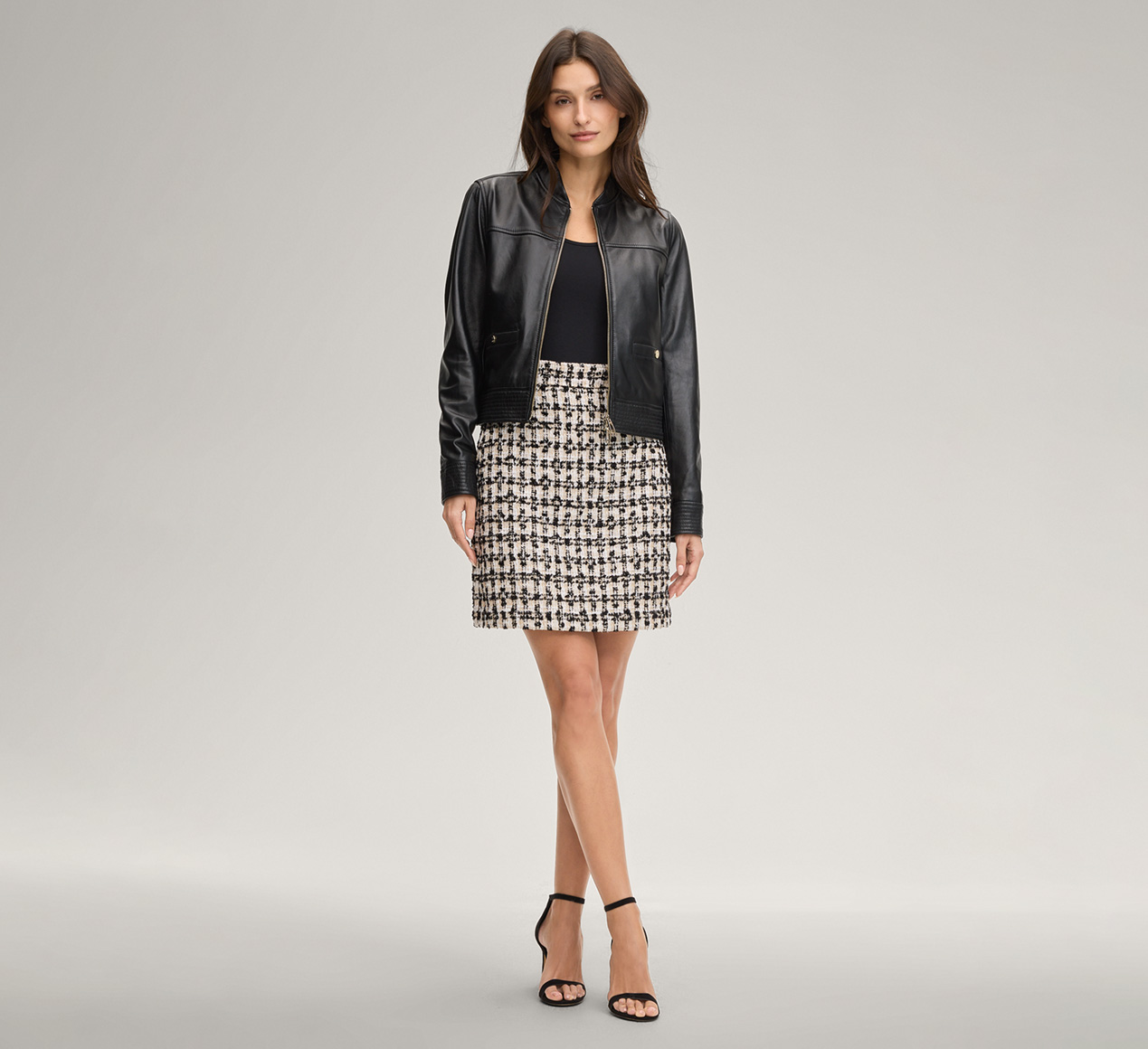 JOOP! presents the product Scara Skirt in a Champagne/Black Pattern from the category Dresses & Skirts