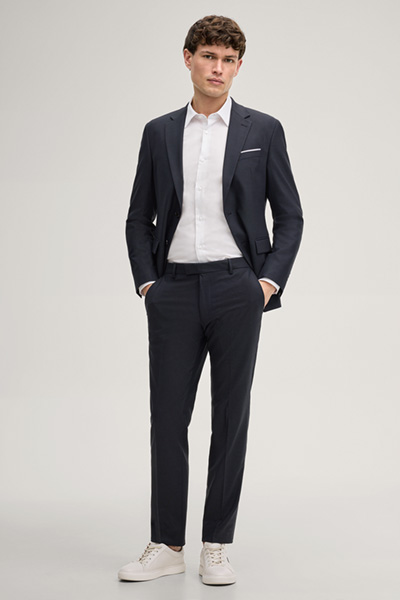 Hemd Pierce in Weiß gemustert