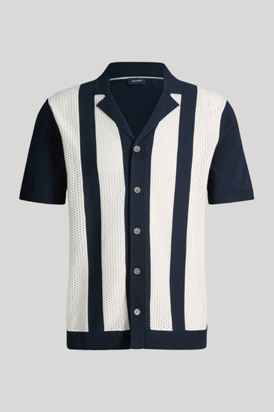 navy/white striped