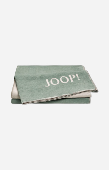 JOOP! UNI-DOUBLEFACE Blanket in Jade/Natural
