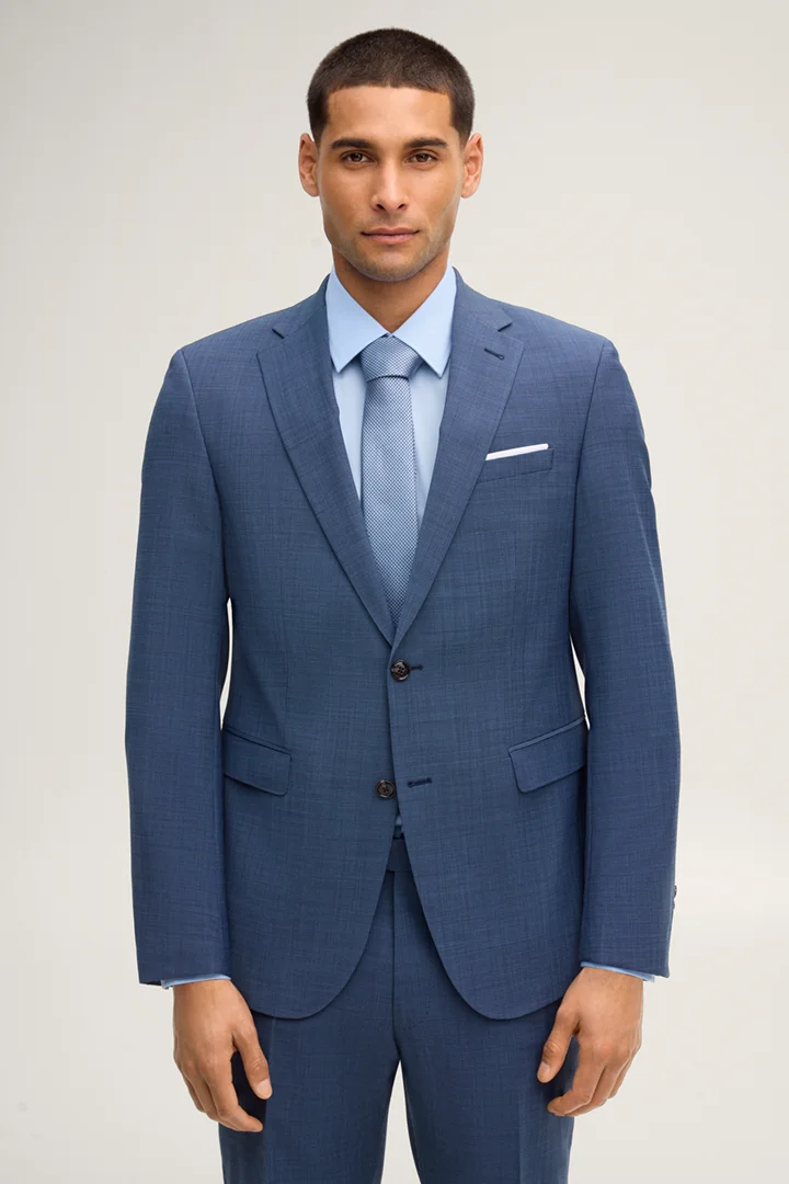 Leads to product detail page "Finch Modular Jacket in Dark Blue, textured"