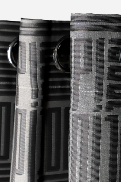 Leads to product detail page "Joop! fine bars ready-made curtain 140x250 cm, taupe"