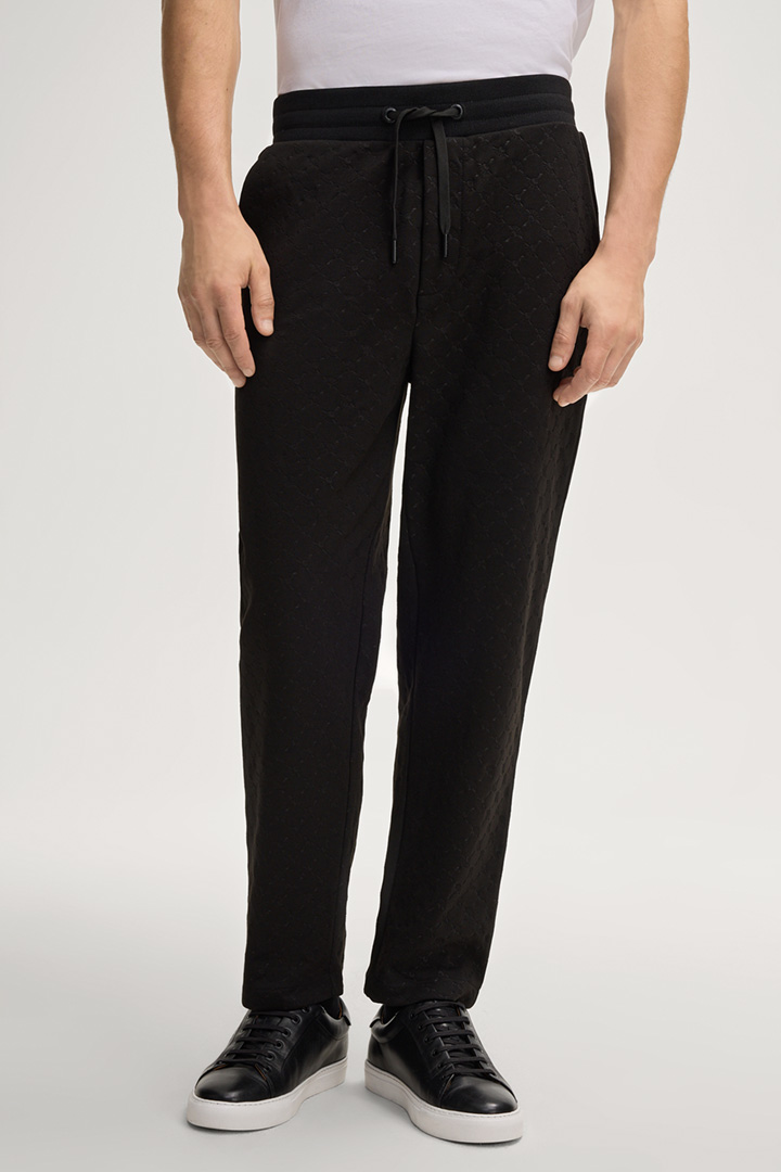 Leads to product detail page "Cornflower jersey pants Bazon in black patterned"