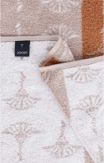 JOOP! DIVIDED CORNFLOWER Shower Towel in Natural, 80 x 150 cm