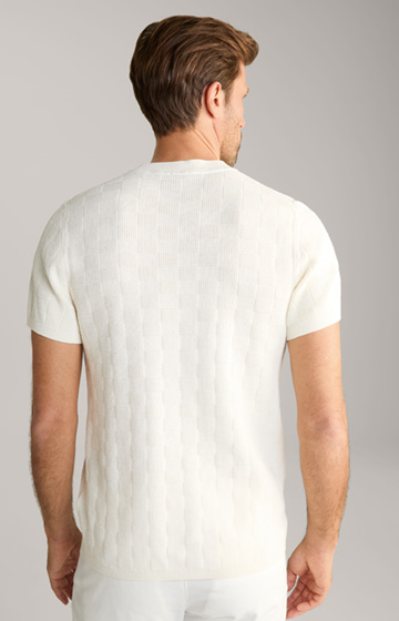 Heiri Knitted T-shirt in Cream