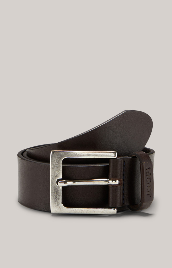 Leather Belt in Dark Brown