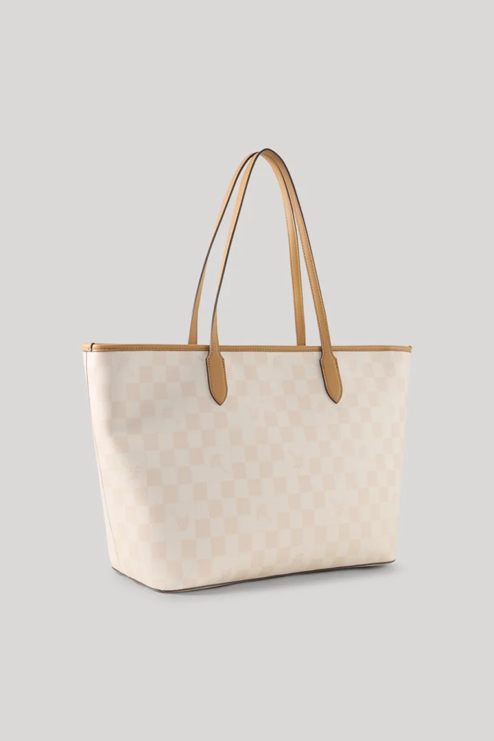 Leads to product detail page "Cortina Piazza Lara Shopper in Ecru"