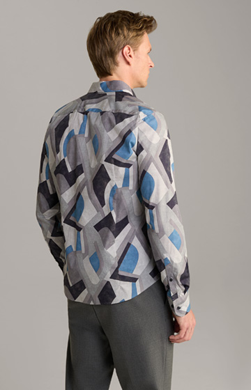 Pit Shirt in a Blue Pattern