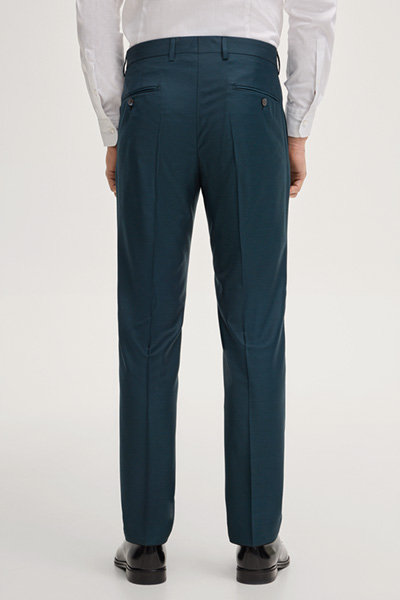 Blayr Modular Suit Trousers in Dark Green