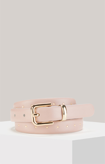 Leather Belt in Rosé