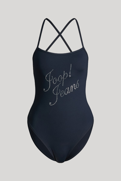 Navy swimsuit