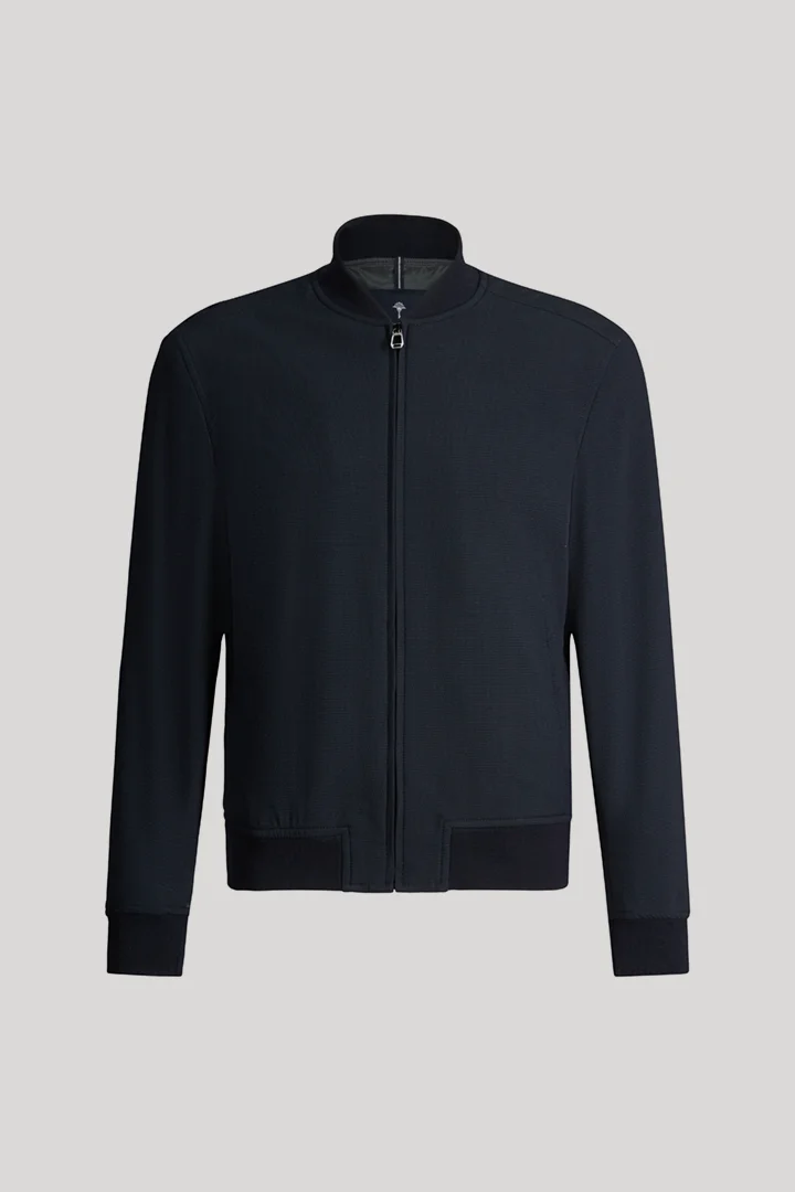 Leads to product detail page "Indro college jacket in navy"