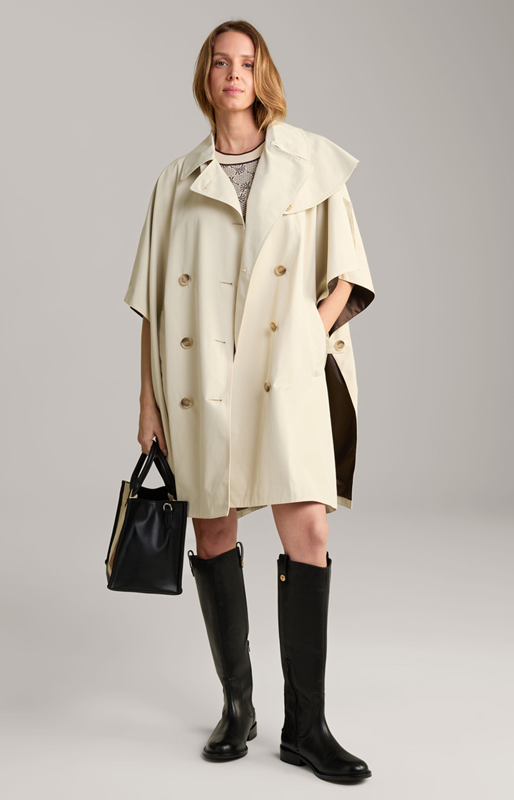 Trench Cape in Beige