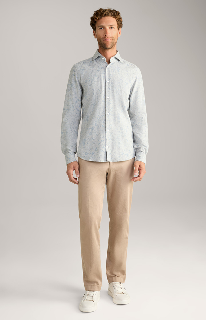 Pai Shirt in a Light Grey Pattern