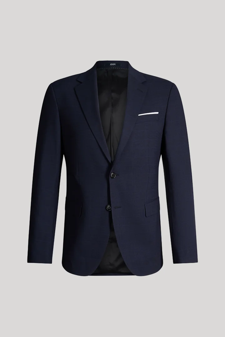 Führt zu Produktdetailseite „Travel-Baukasten Sakko Herby in Navy kariert"