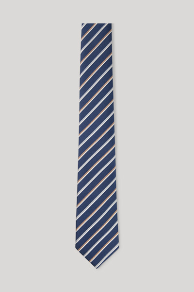 Krawatte in Navy gestreift