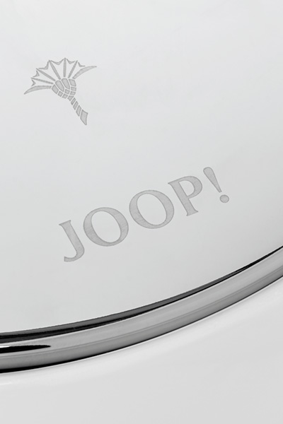 JOOP! CHROMELINE Pedal Bin in Chrome/White