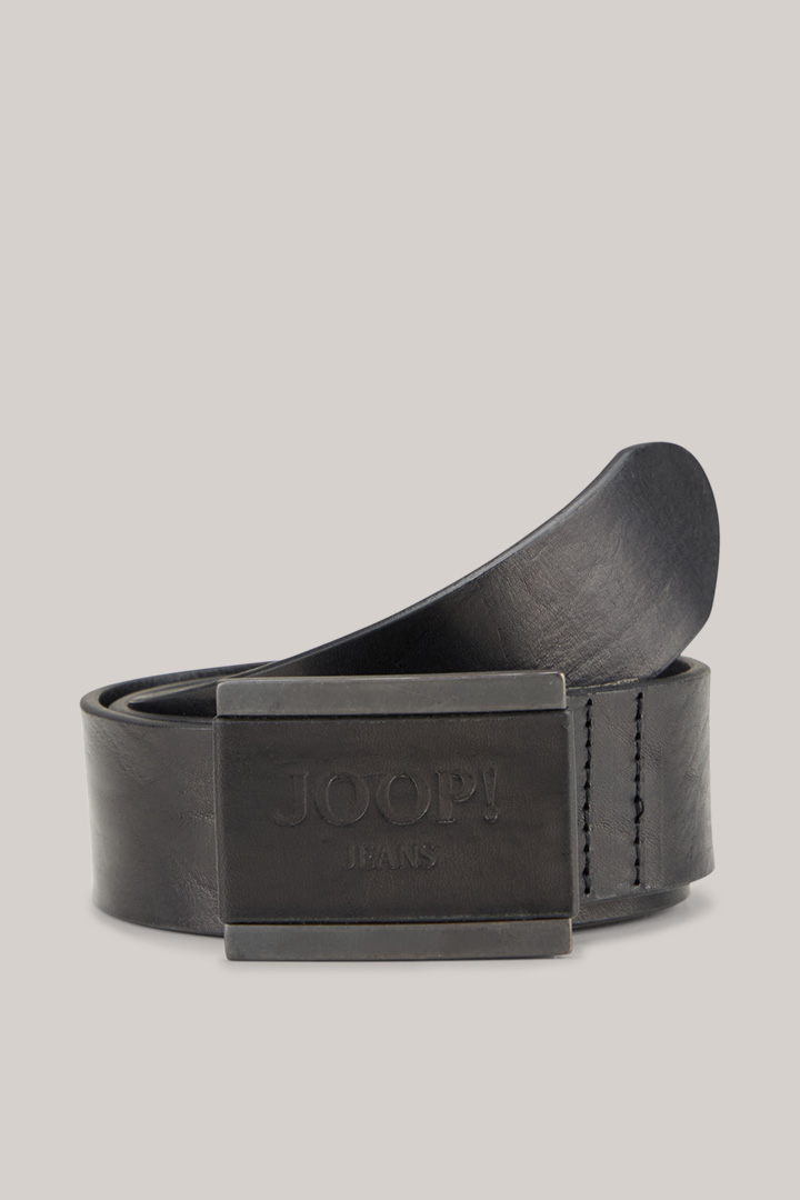 Leather Belt in Black